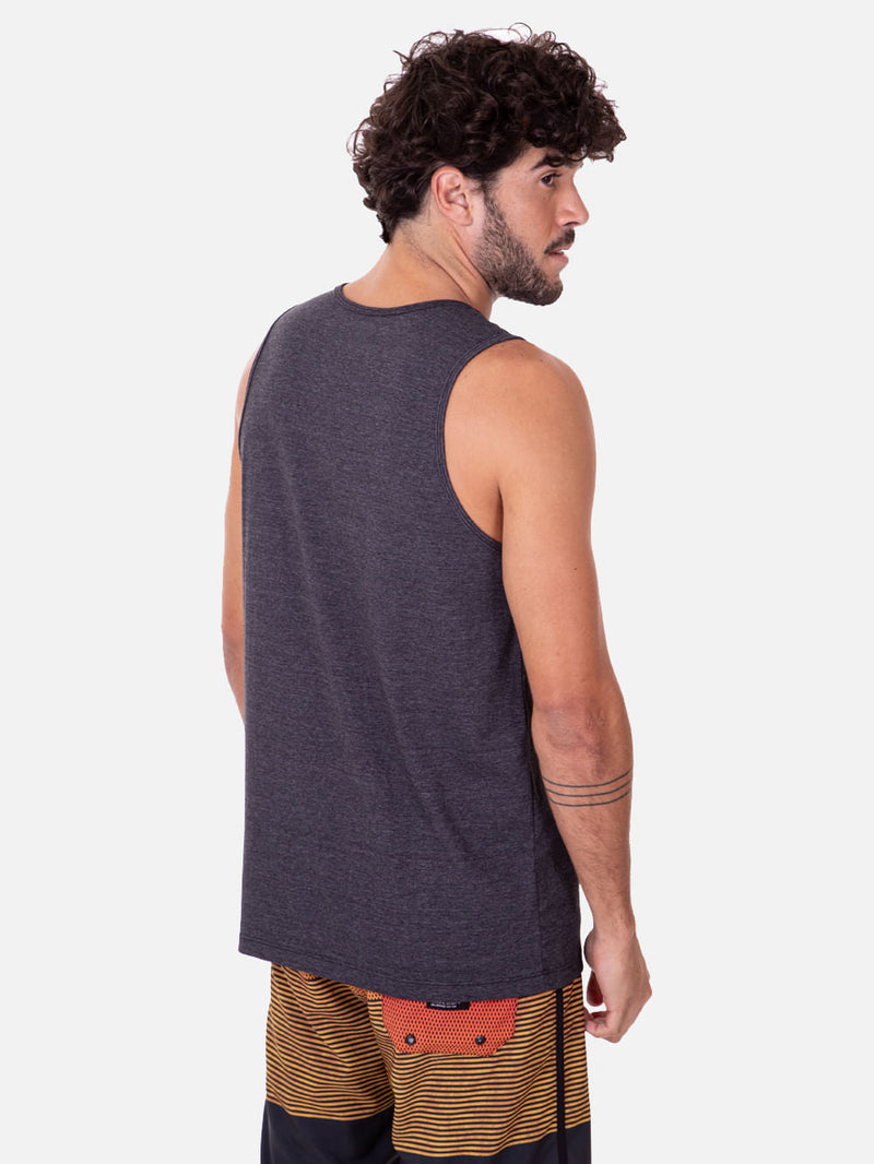 Regata Hurley Icon Plus Size  Mescla Preto