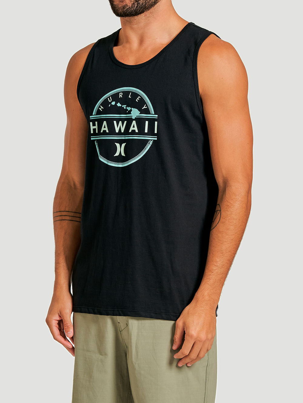 Regata Hurley Hawaii Preto