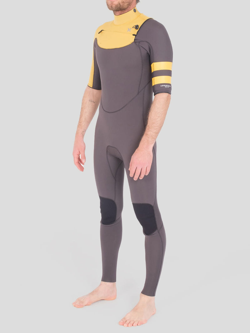 Long John Hurley Advantage Manga Curta 2/2 Full Suit Amarelo