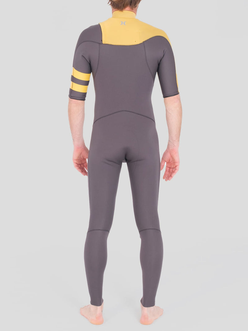 Long John Hurley Advantage Manga Curta 2/2 Full Suit Amarelo