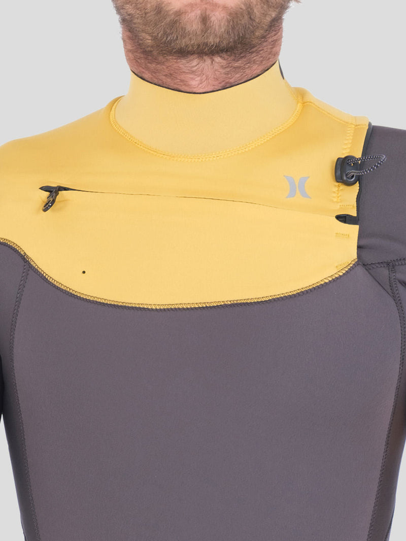 Long John Hurley Advantage Manga Curta 2/2 Full Suit Amarelo