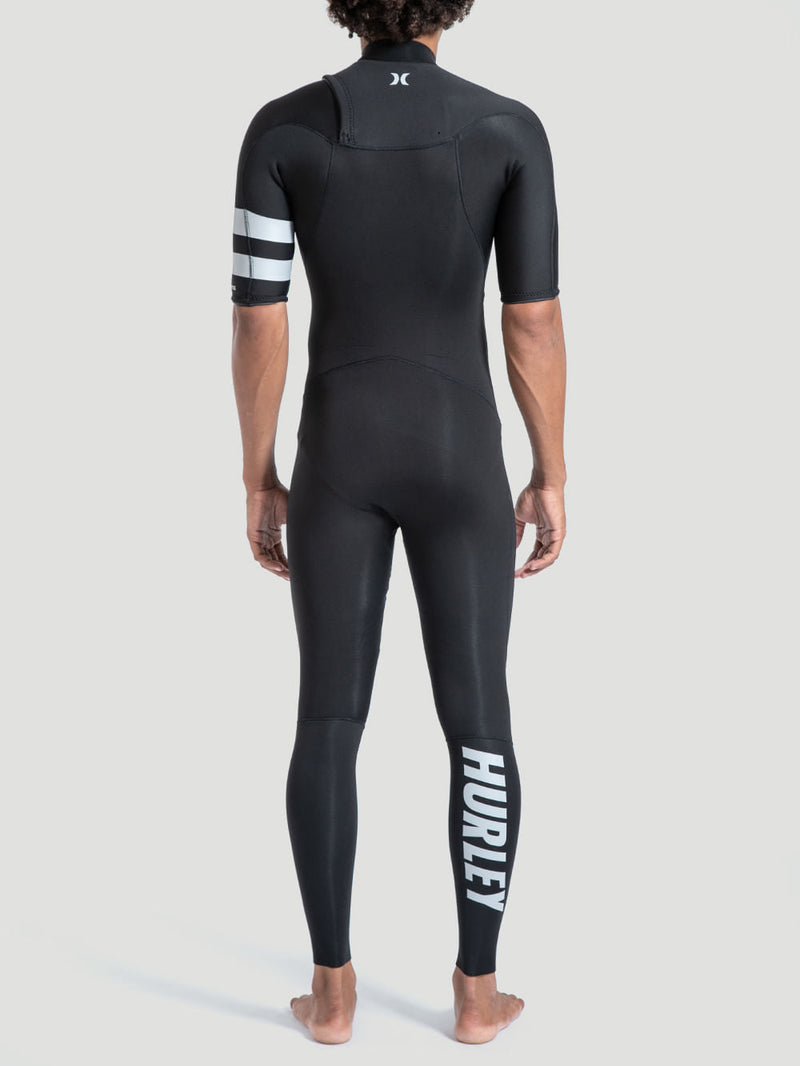 Long John Hurley Advantage Manga Curta 2/2 Full Suit Preto