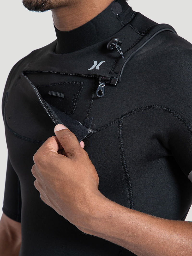 Long John Hurley Advantage Manga Curta 2/2 Full Suit Preto